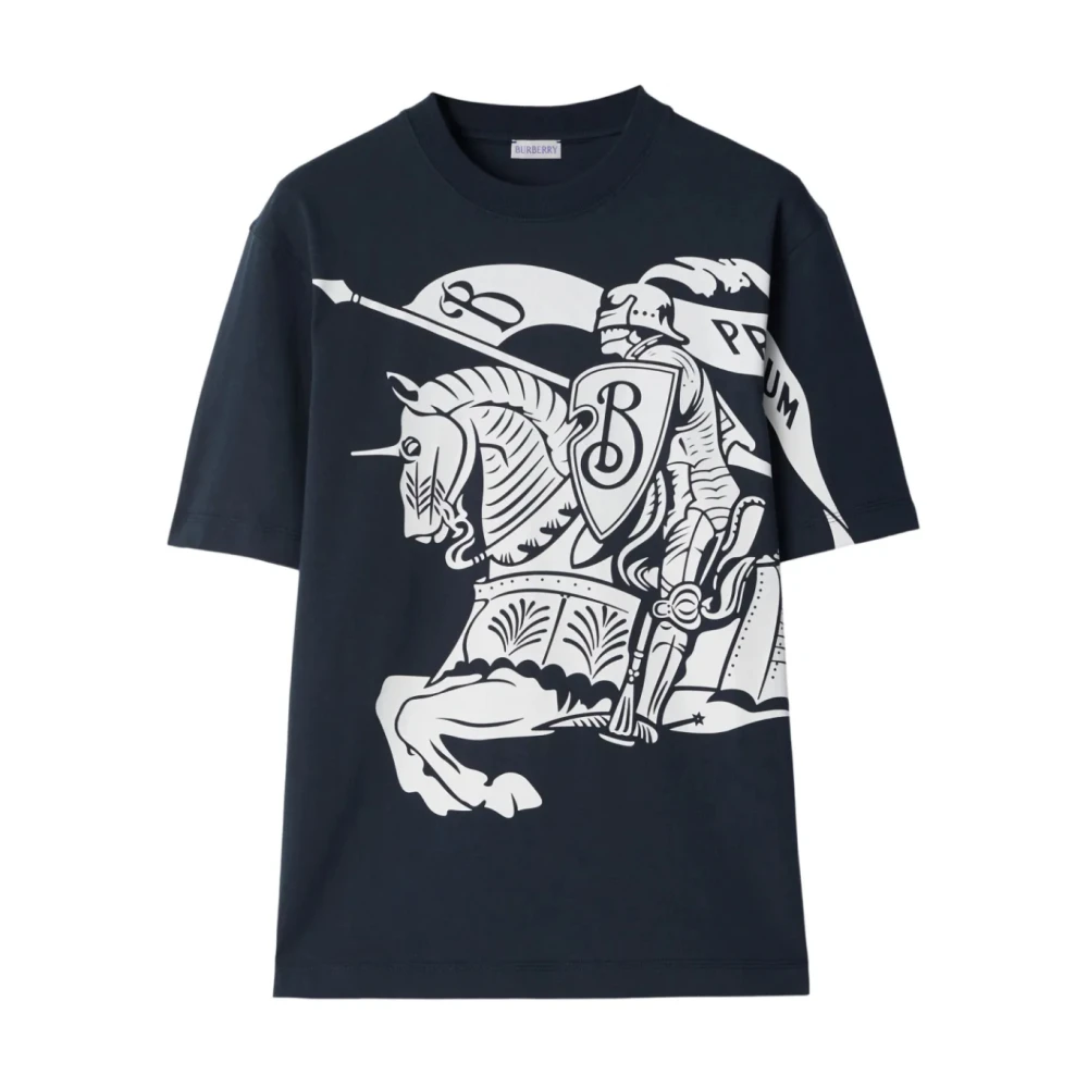 Burberry - Tops > T-Shirts - Blue - Burberry - Modalova
