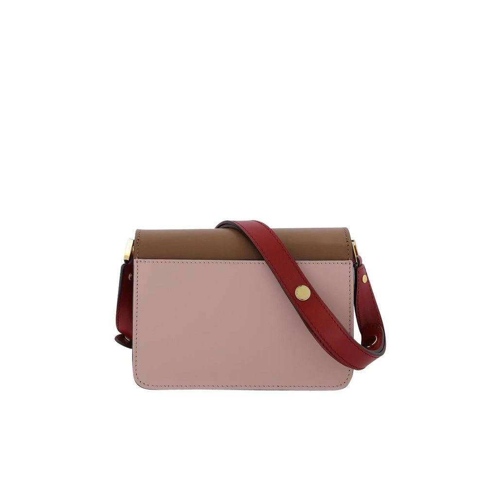 Marni Multicolor Leren Mini Trunk Schoudertas Multicolor Dames