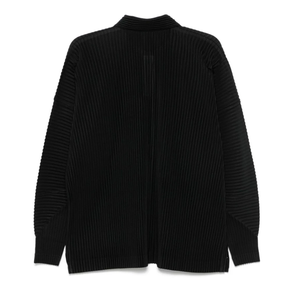 Issey Miyake Oktober Polo Shirt Black Heren