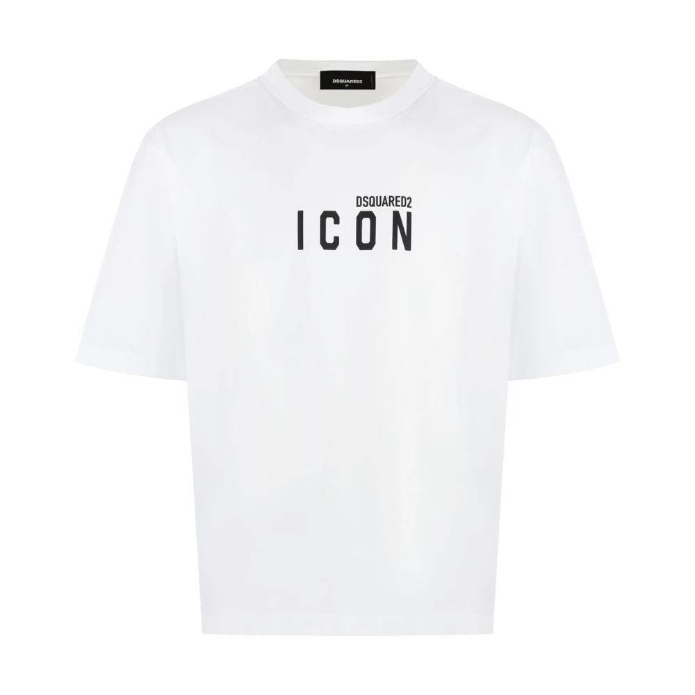 Dsquared2 Men's White Icon Loose Fit T-Shirt - T-Shirts - 2XL - Tops