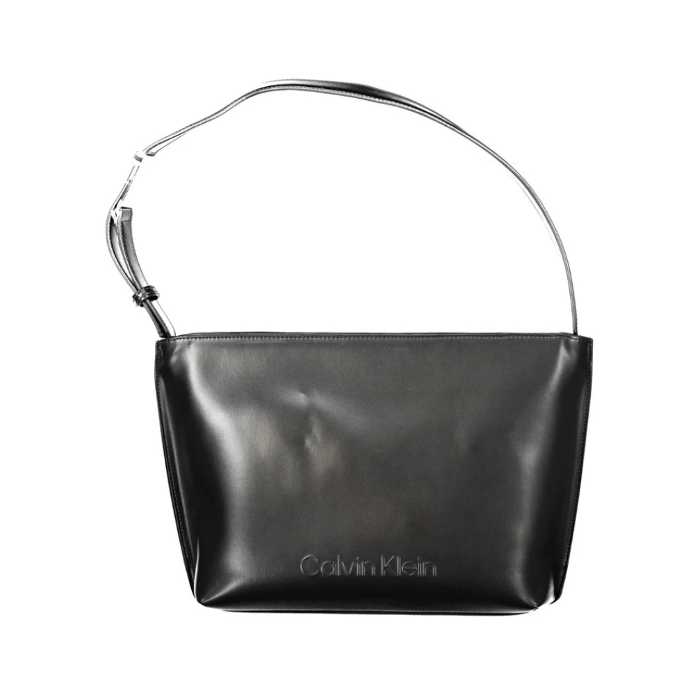 Calvin Klein , Shoulder Bags, Female, Black, One Size, Polyester Shoulder Bag