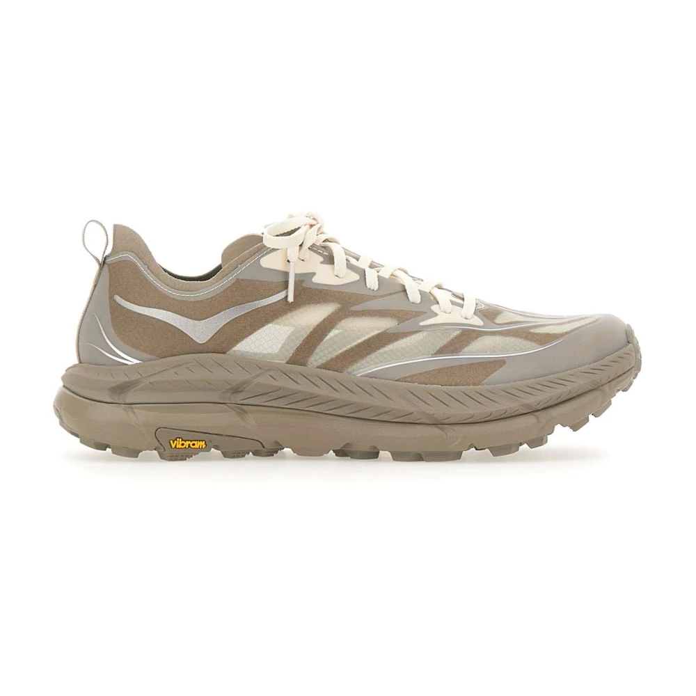 Hoka One One Gray Running Shoes, Male, 10 Uk, Mafate Speed 4 Lite