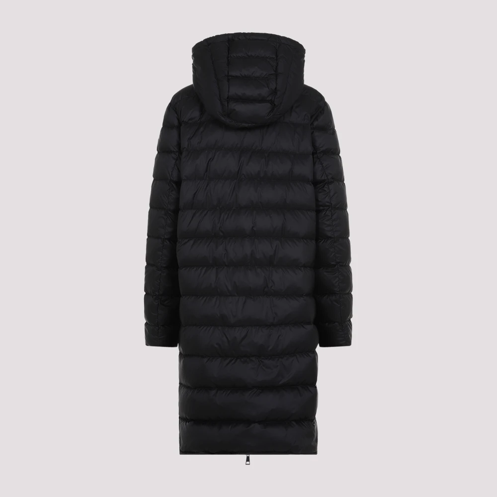 Moncler Zwarte Sedan Jas Black Dames