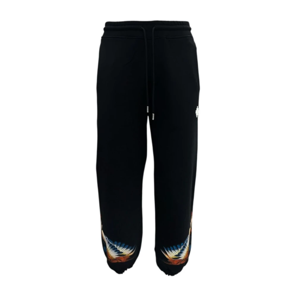 Marcelo Burlon Black Slim Fit Trousers - Male - Sweatpants - M - Trousers