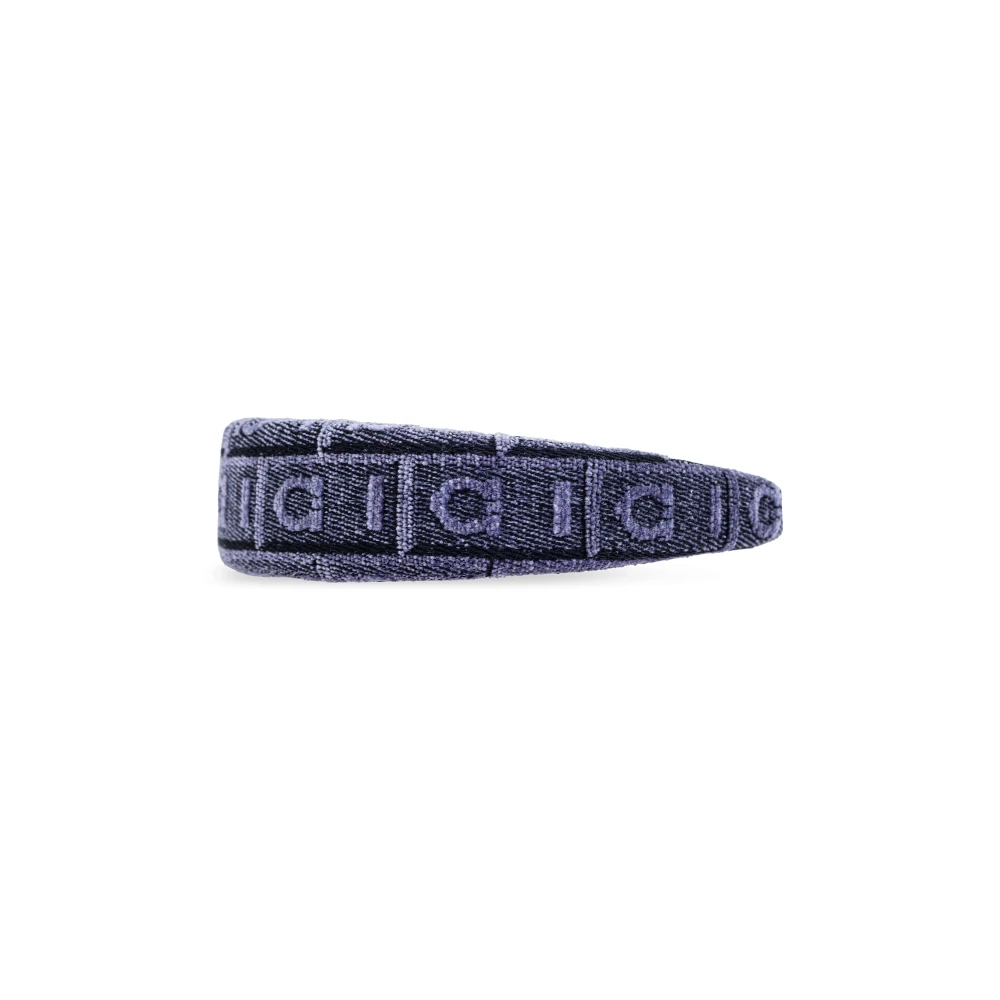 Salvatore Ferragamo Hoofdband met logo Blue Dames