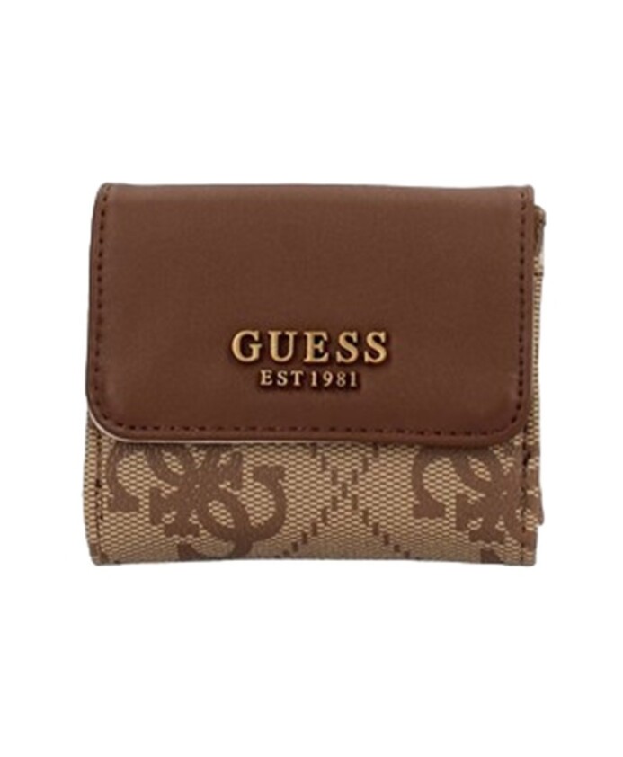 Portafoglio Donna Sintetico Beige, Guess