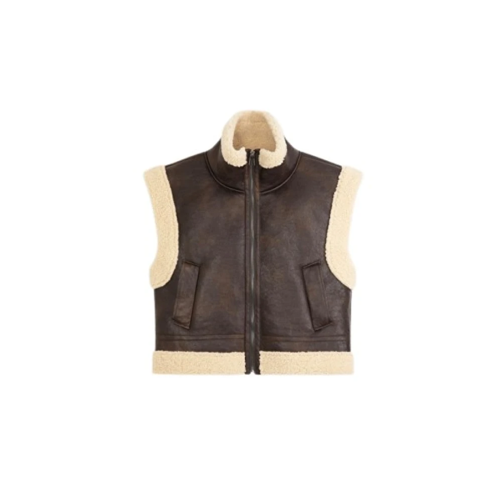 Suncoo - Jackets > Vests - Brown - Suncoo - Modalova