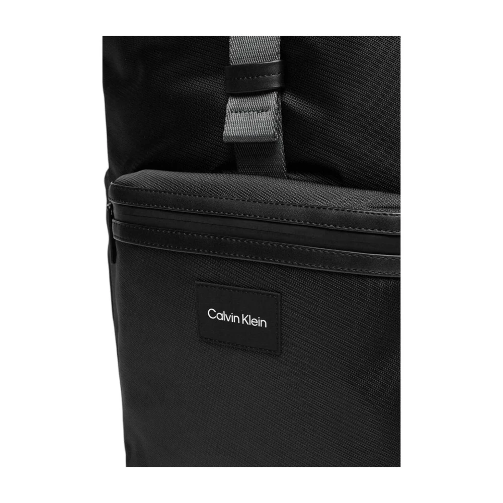 Calvin Klein Opvouwbare rugzak voor reizen en buitenleven Black Heren