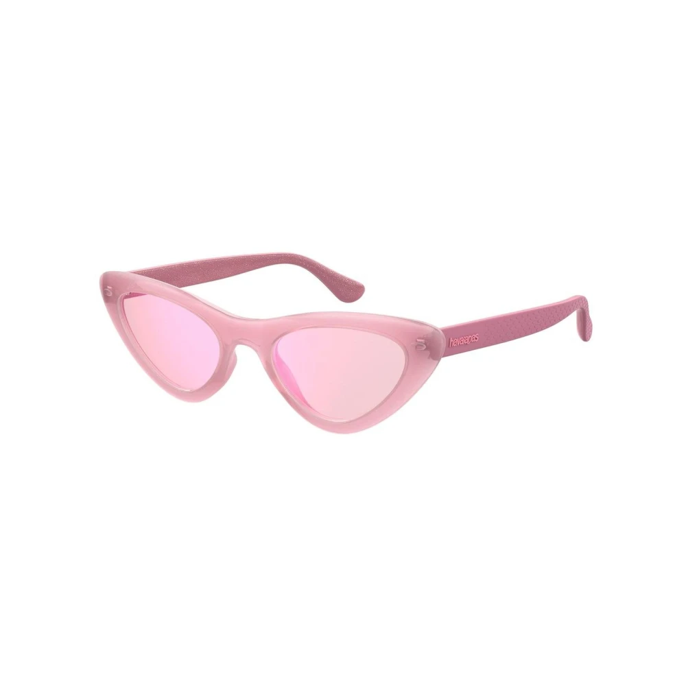 Havaianas Women's Pink Sunglasses, One Size, Injected Frame Sunglasses