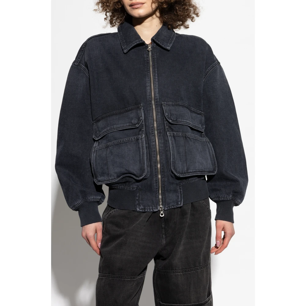 Diesel Denim jas D-Kurz Black Unisex