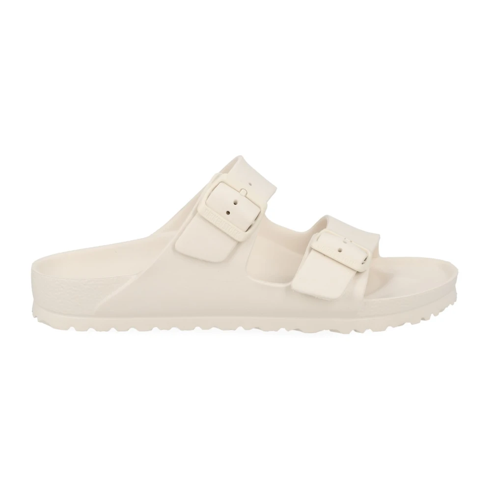 Birkenstock Women's White Sliders, 7 Uk, Arizona Eva