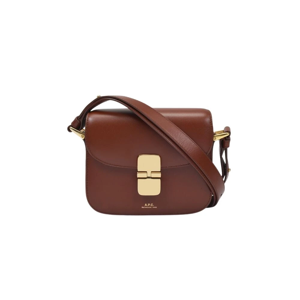 A.p.c. Women's Brown Shoulder Bags, One Size, Grace Mini Bag