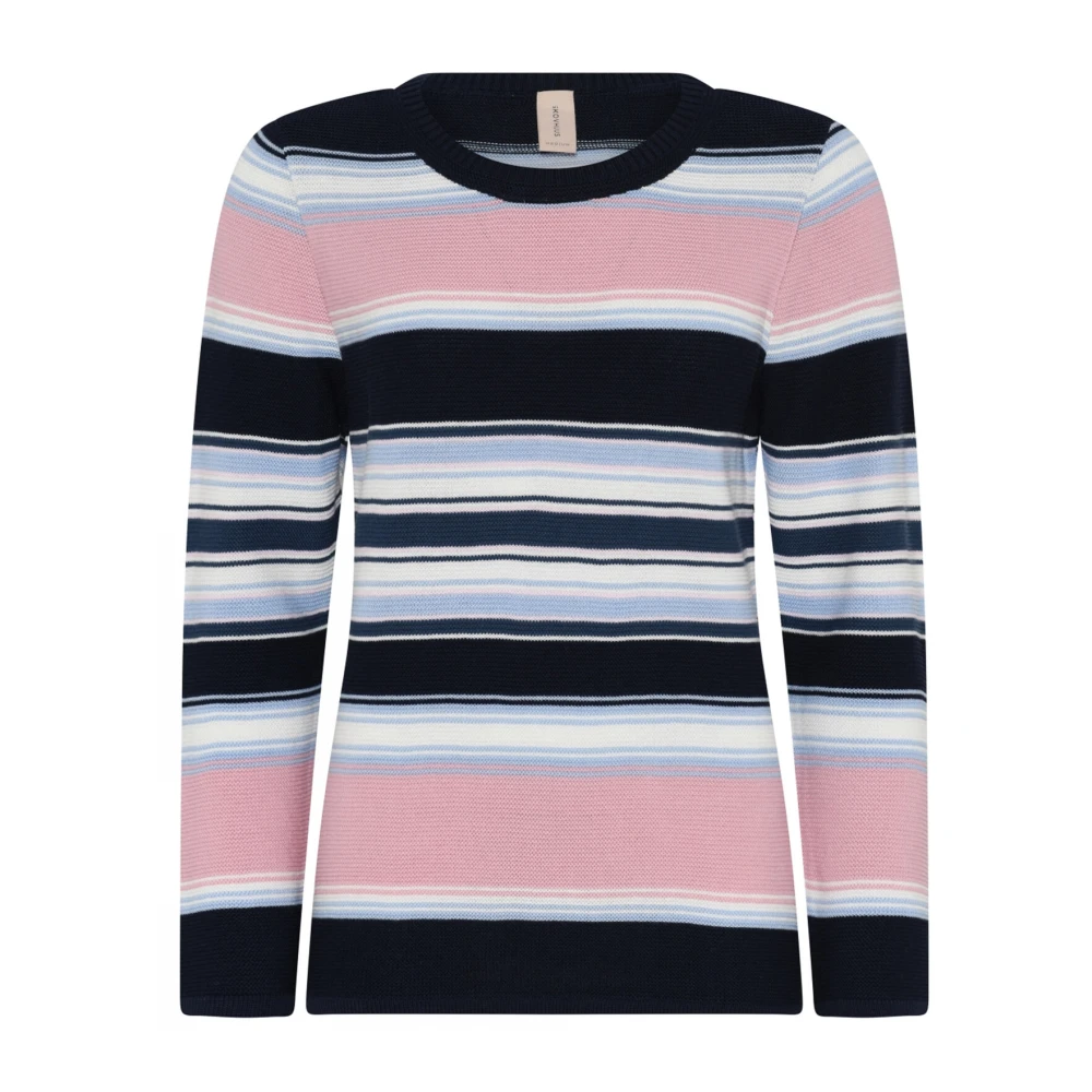 Skovhuus Gestreepte Links Pullo Blouse Marine Multicolor Dames