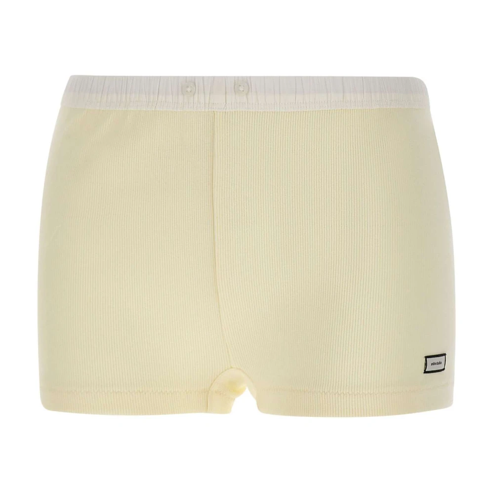 Entire Studios Women's Yellow Short Shorts, S, Lounge Short