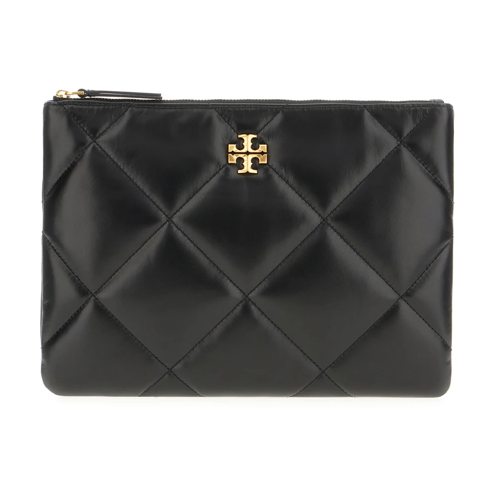 TORY BURCH Stijlvolle Portemonnee voor Dagelijks Gebruik Black Dames