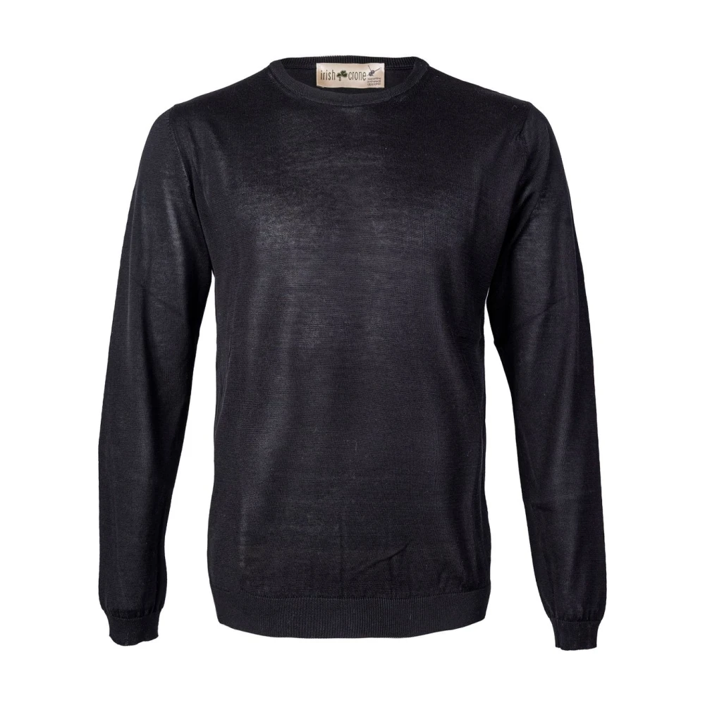 Irish Crone Stiliga Sweatshirts för Daglig Komfort Black, Herr