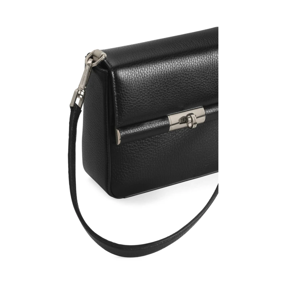 Dolce & Gabbana Zwarte Twist-Lock Bum Bag Black Heren