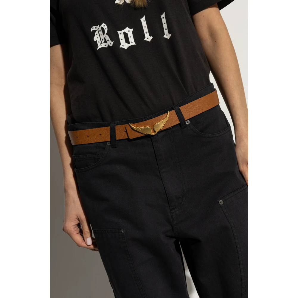 Zadig & Voltaire Omkeerbare riem Black Dames