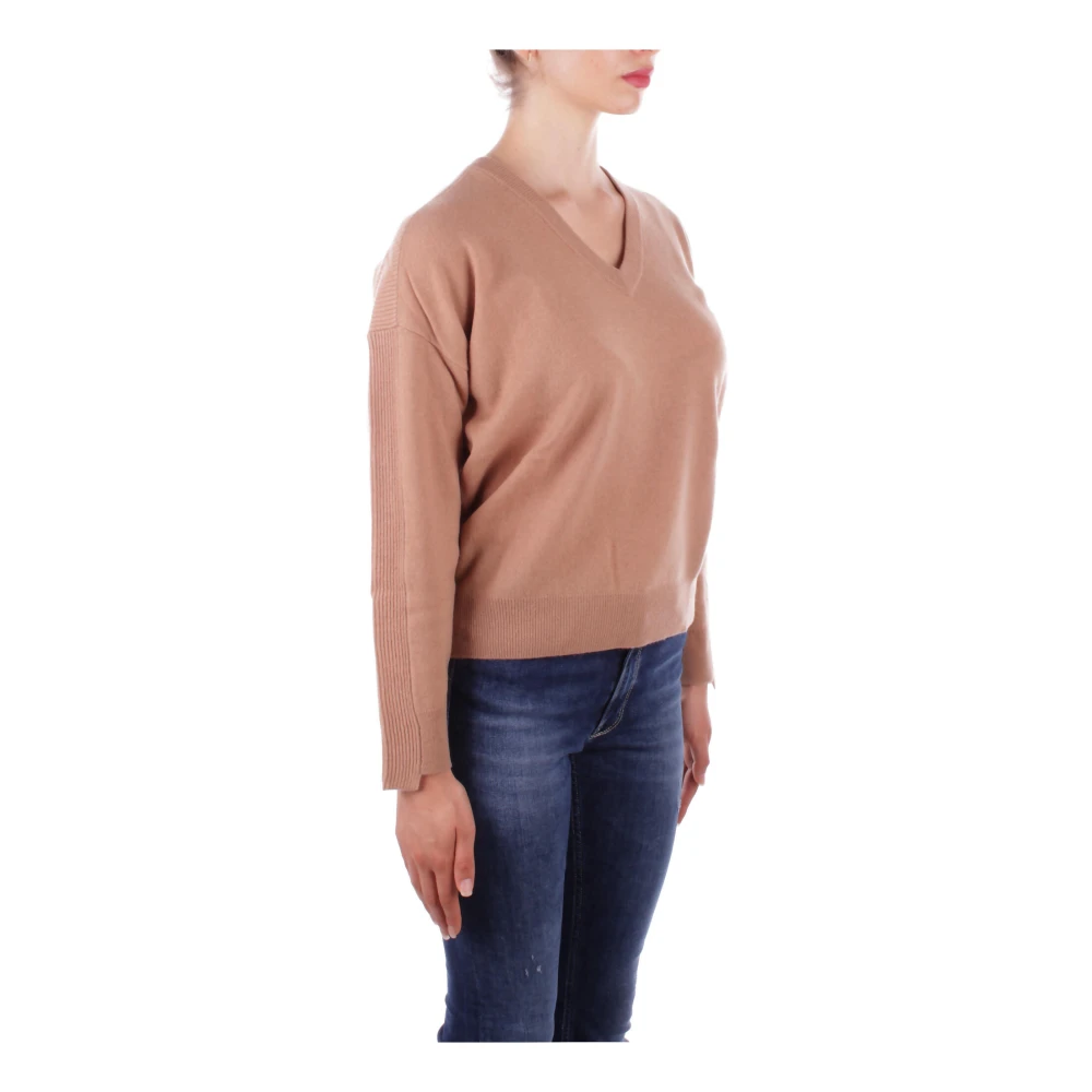 Liu Jo Logo Sweaters Collection 1 Side Brown Dames