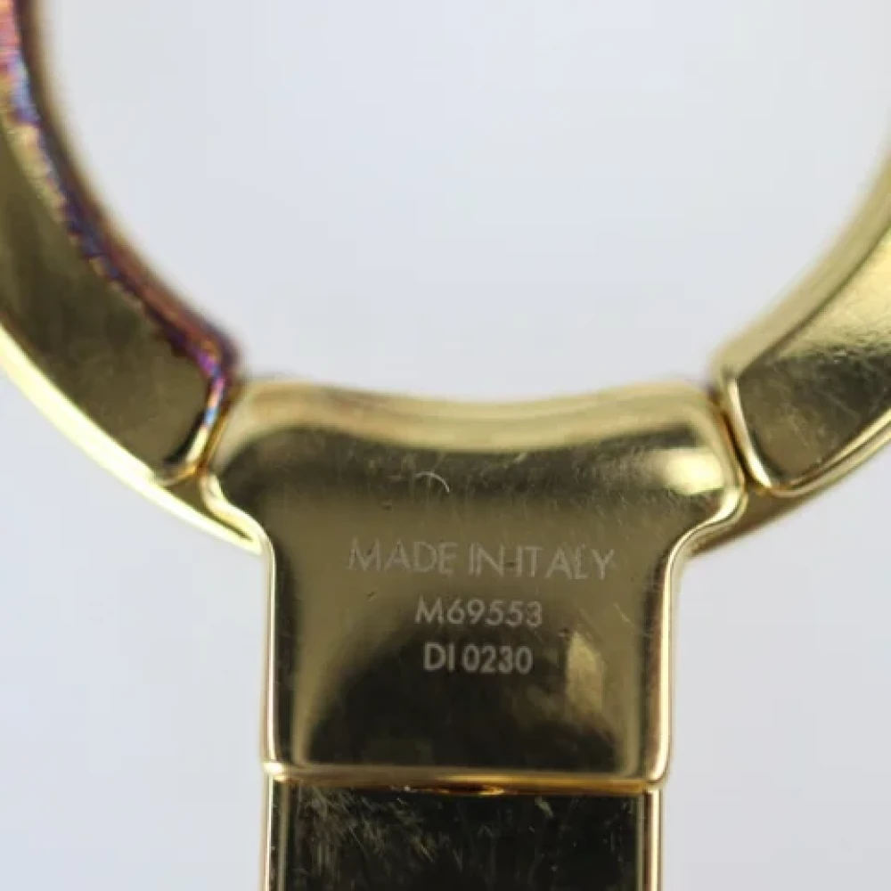 Louis Vuitton Vintage Pre-owned Leather key-holders Yellow Dames