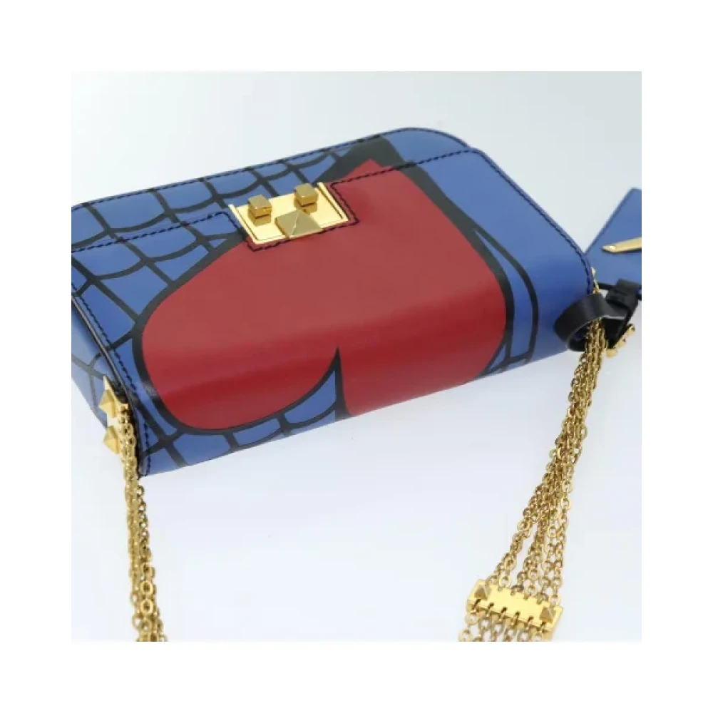 Valentino Vintage Pre-owned Leather handbags Blue Dames