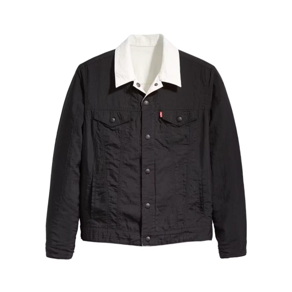 Jordan Omkeerbare Trucker Jack Wit Zwart White Heren
