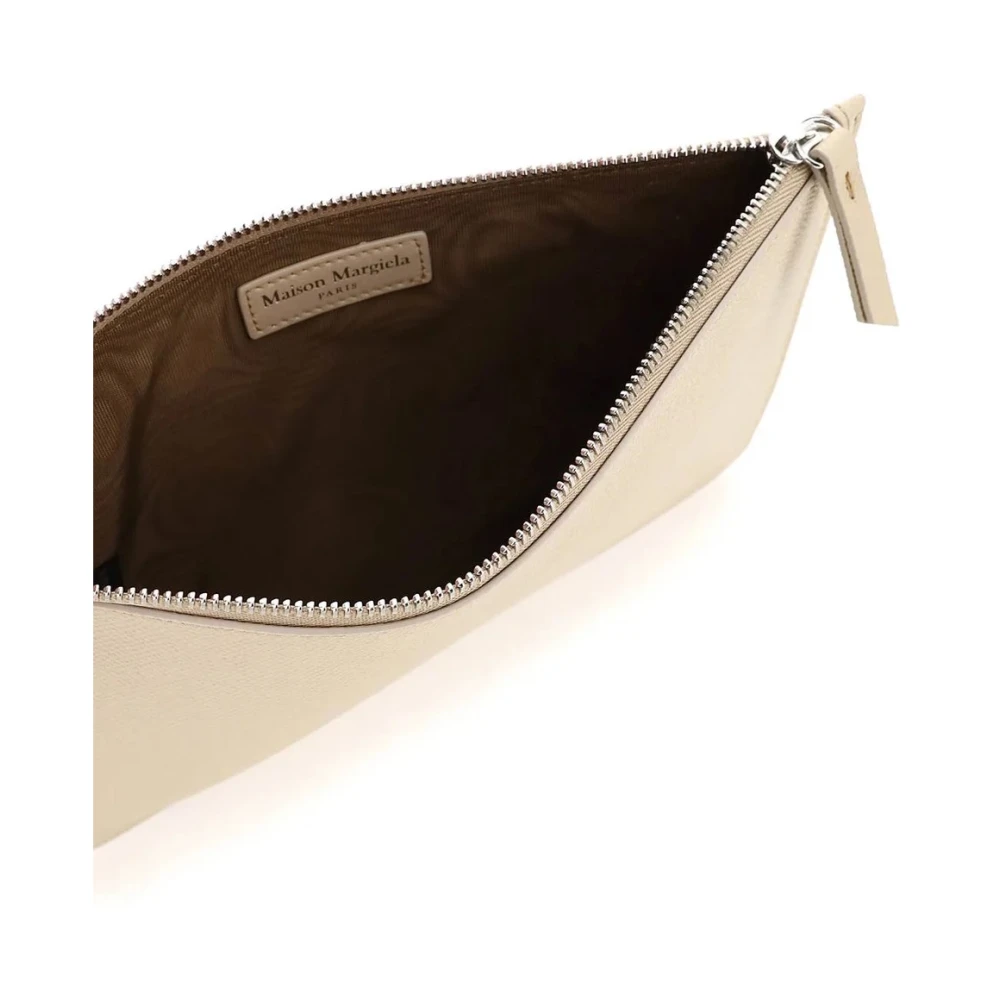 Maison Margiela Kleine Pouch Tas Beige Heren