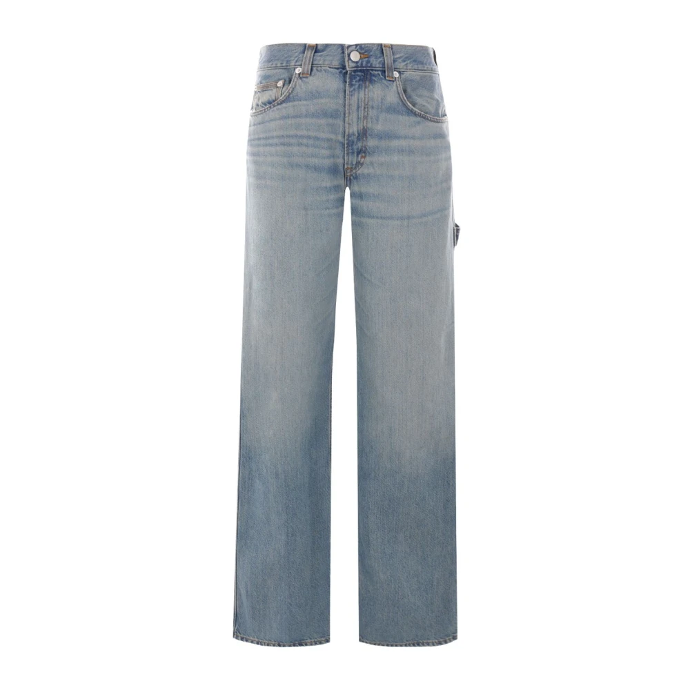 Haikure Winona Straight Leg Jeans Blue Dames