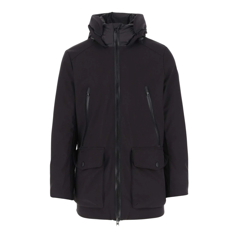 Woolrich Stijlvolle Jas voor Buitensport Avonturen Black Heren