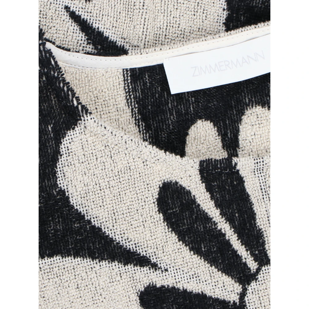 Zimmermann Zwarte Crop Top Black Dames