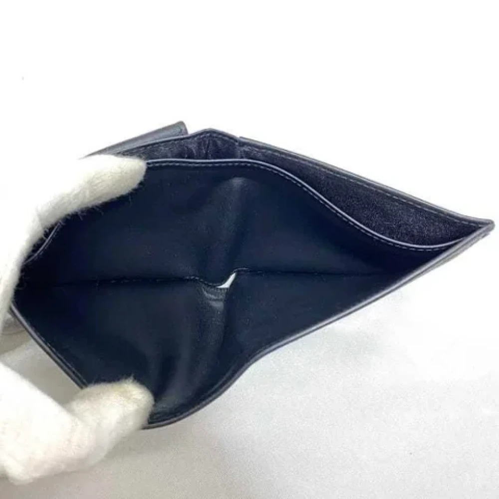 Loewe Pre-owned Leather wallets Black Dames