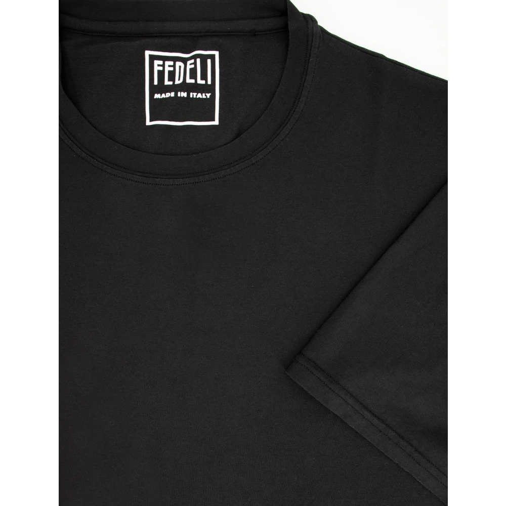 Fedeli T-Shirts Black Heren