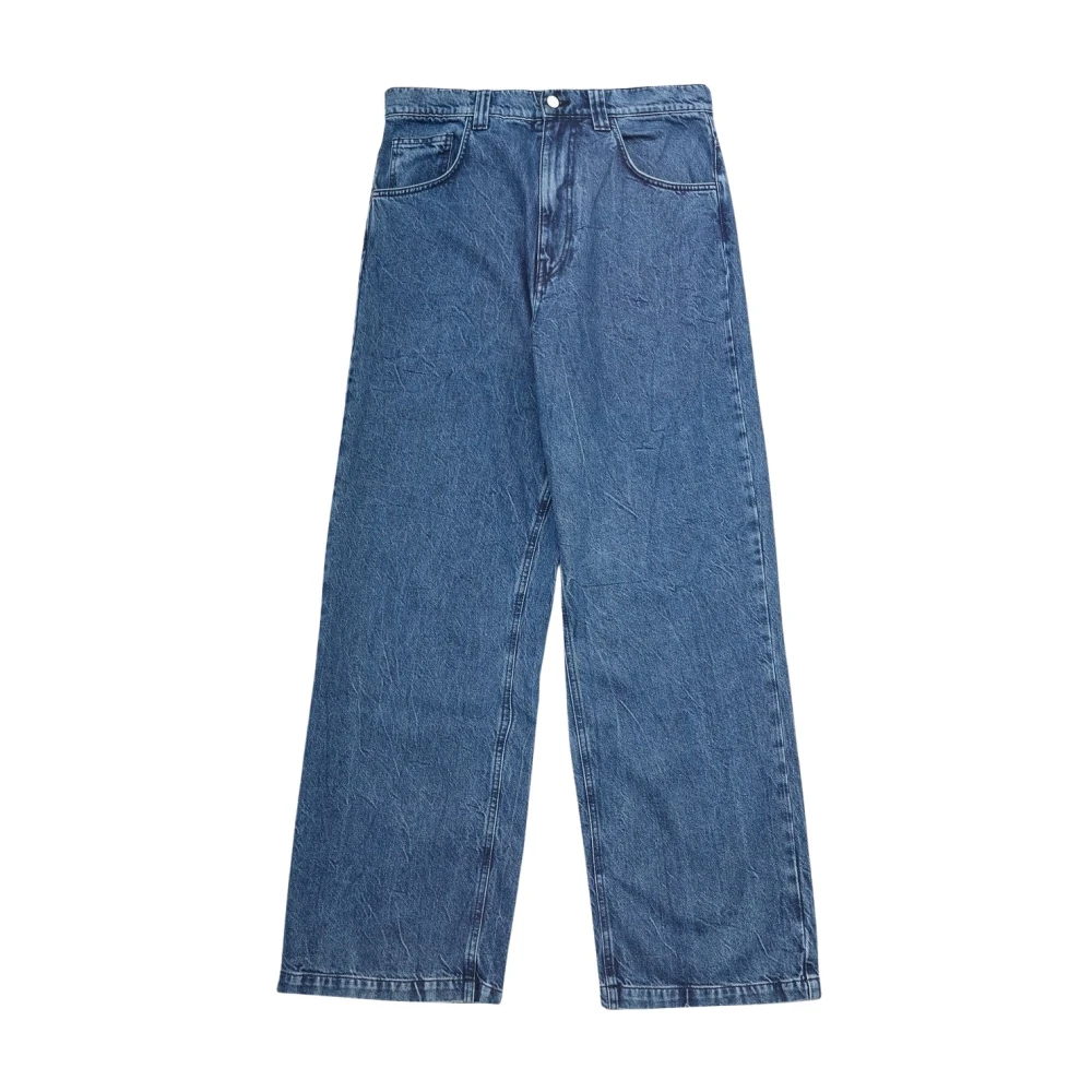 Garment Workshop Blauwe Denim Baggy Jeans Blue Heren