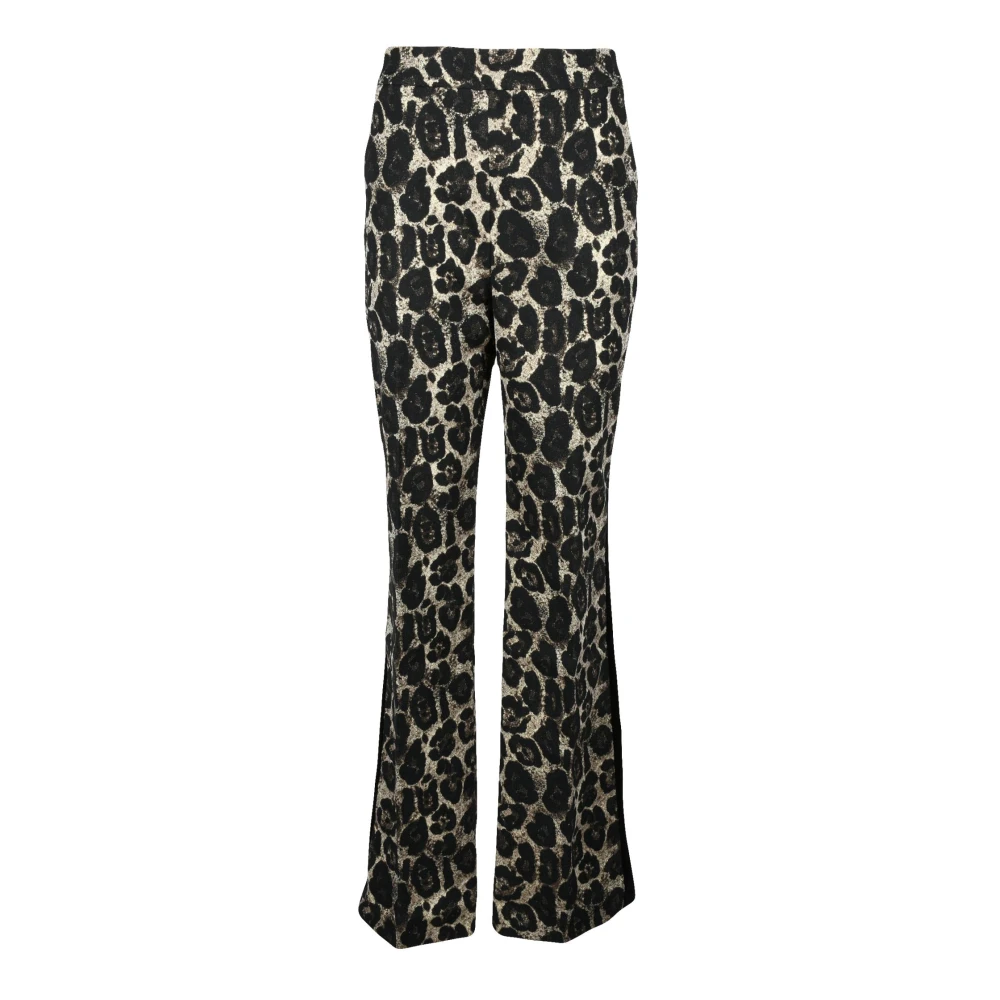 Clips Katoenmix Slim Fit Broek Brown Dames