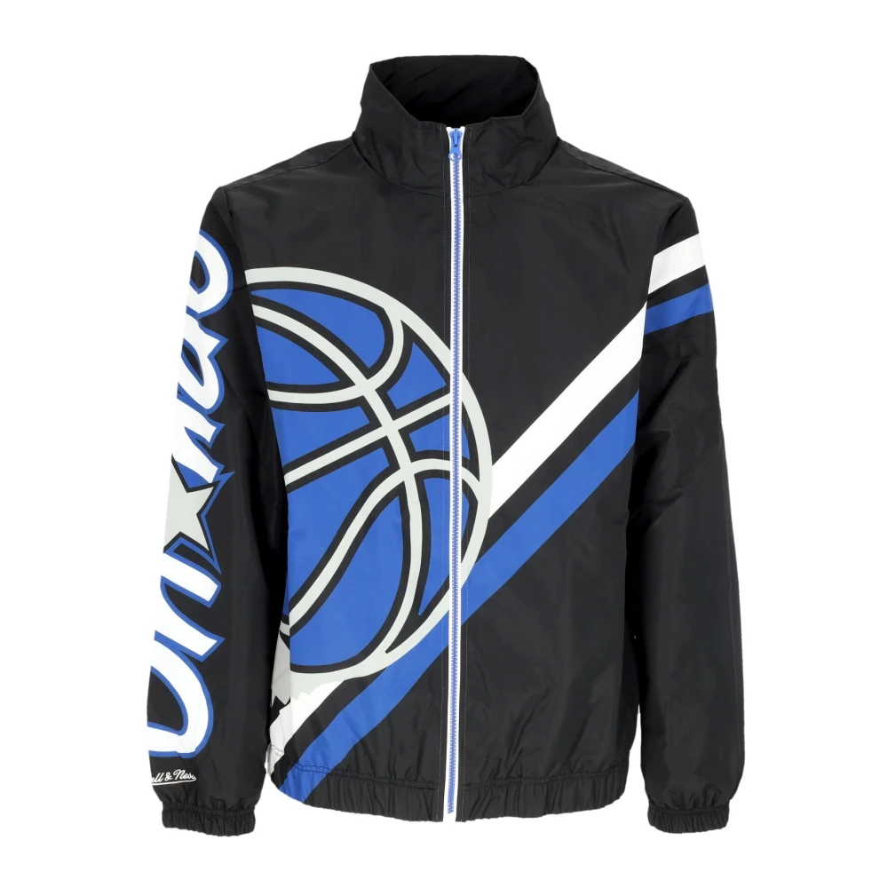 Mitchell & Ness Men's Black Orlando Magic Windbreaker Jacket - Training - Xl - Sport