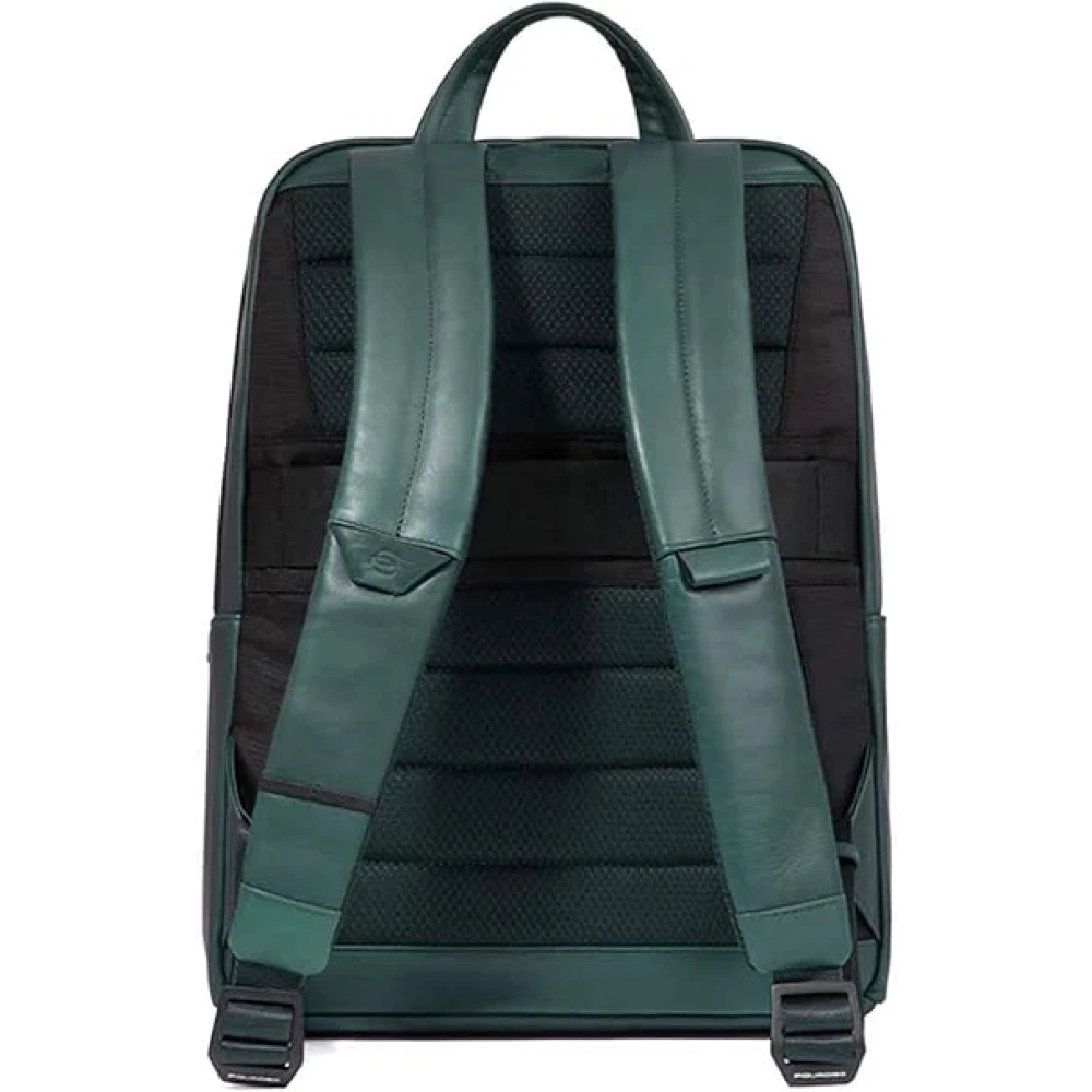Piquadro Groene rugzak met laptop- en tabletvak Green Heren