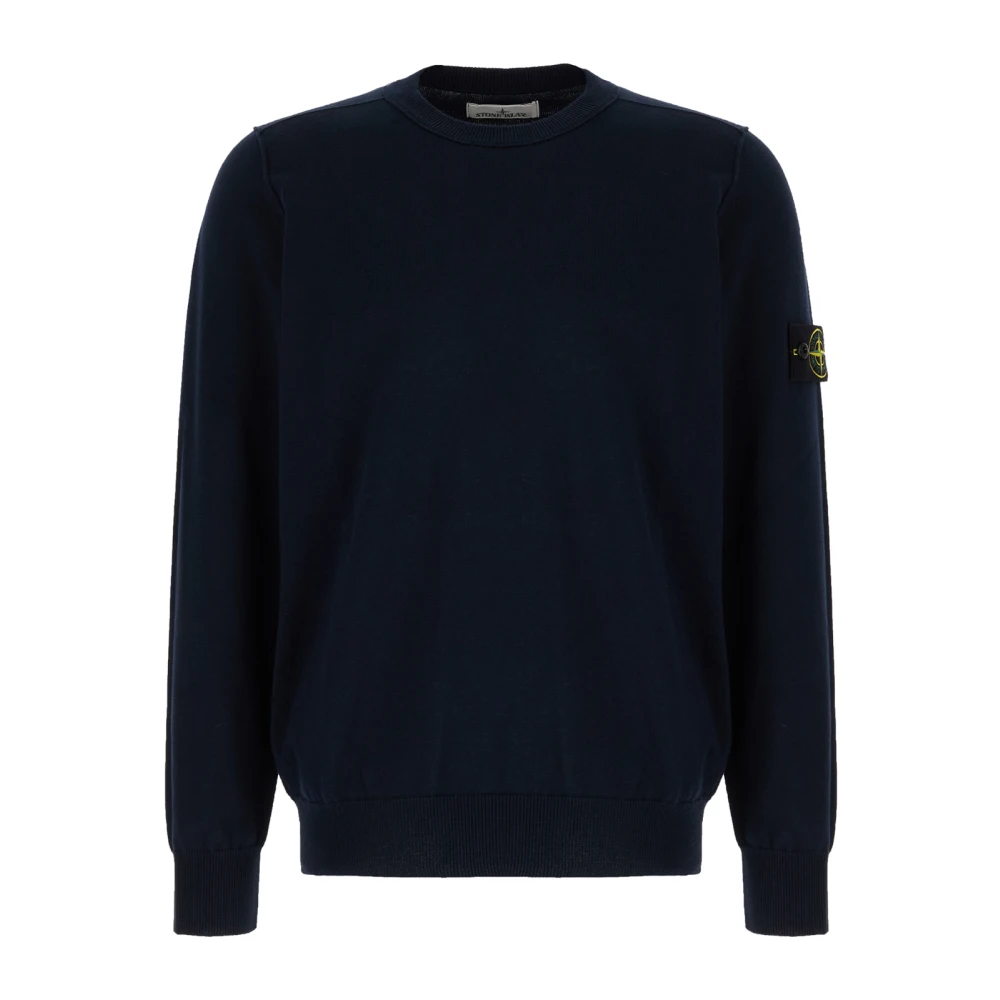 Stone Island Stijlvolle Gebreide Collectie voor Mannen Blue Heren