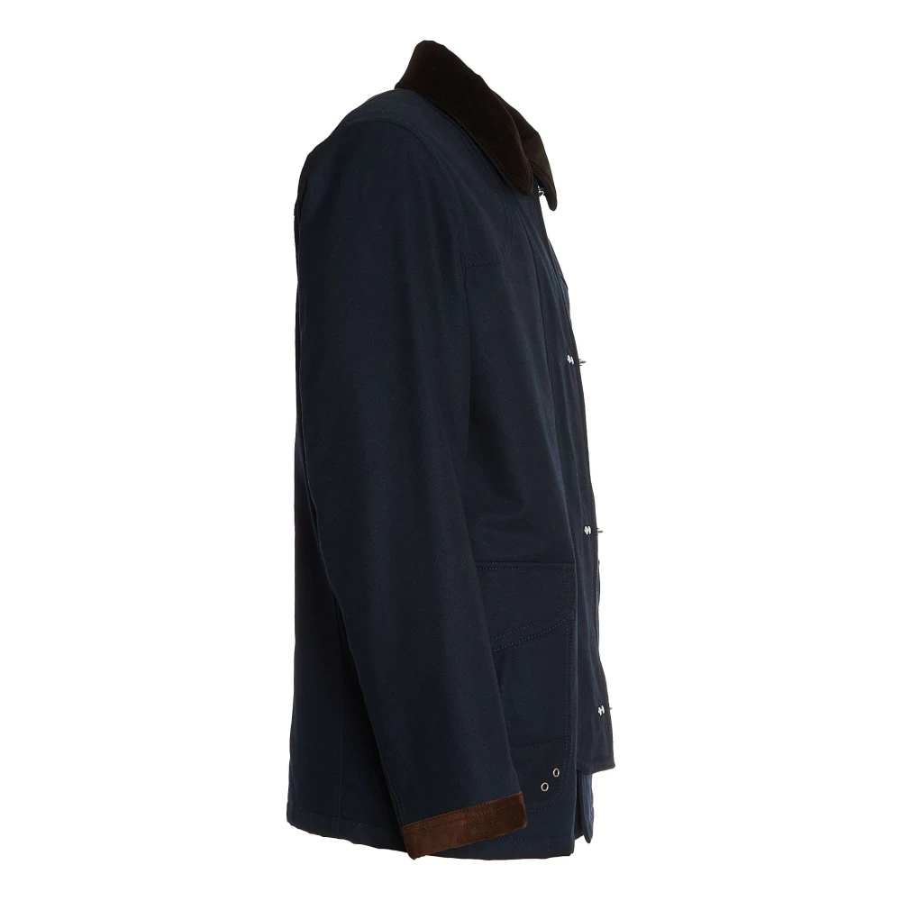 TOD'S Blauwe Hook Jas voor Mannen Blue Heren