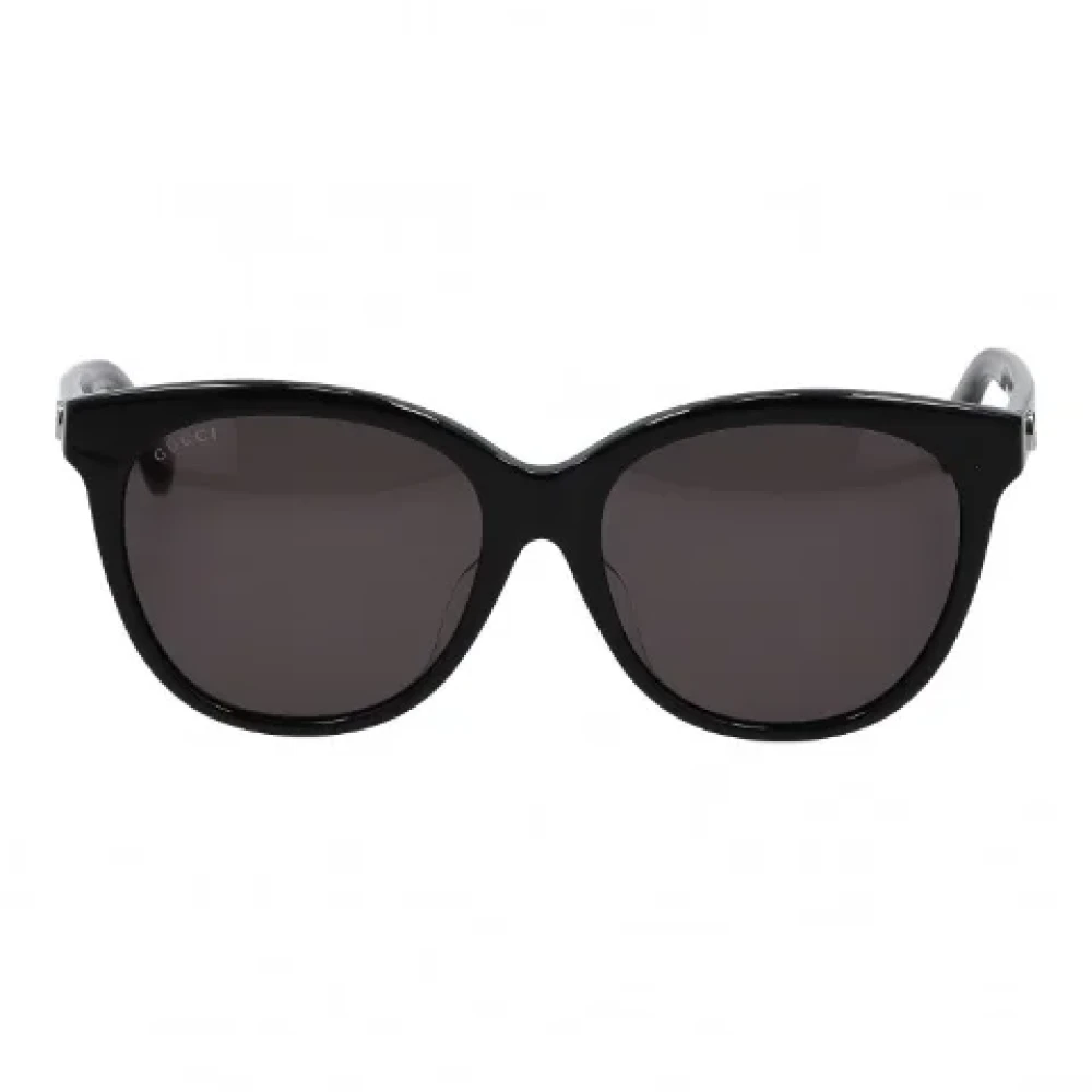 Gucci Vintage Pre-owned Plastic sunglasses Black Dames