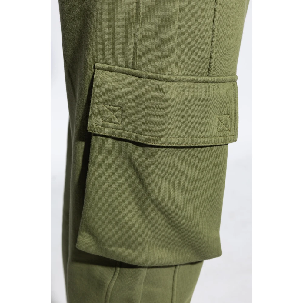 Balmain Sweatpants met logo Green Heren