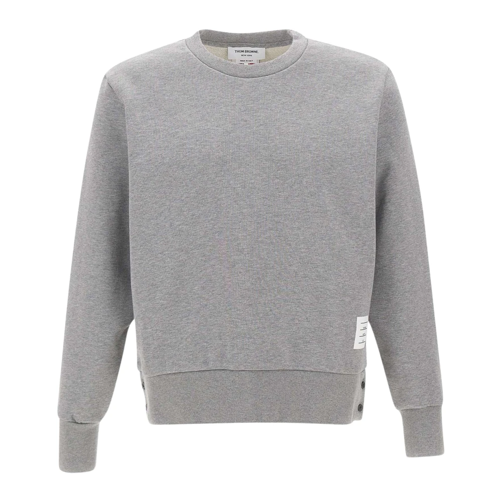 Thom Browne Grijze Katoenen Heren Sweatshirt Gray Heren