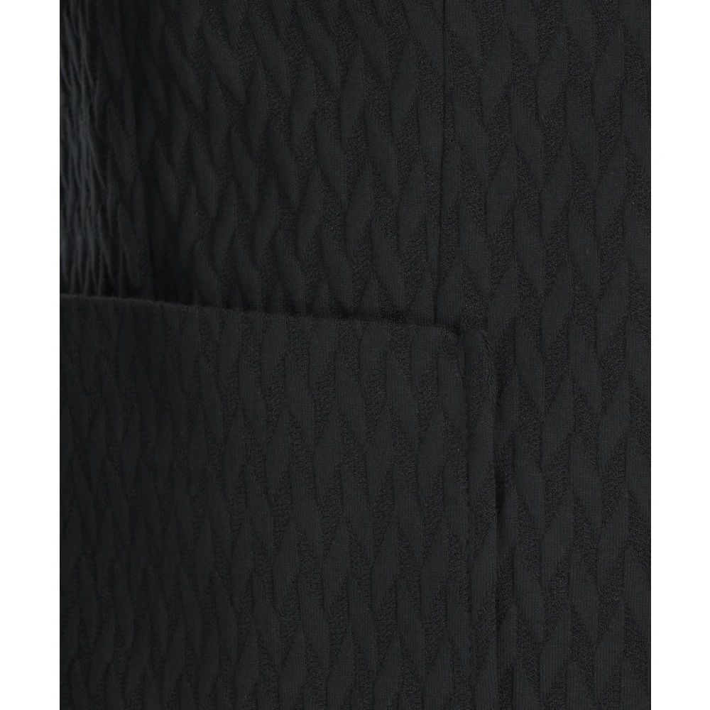 Paolo Pecora Zwarte Double-Breasted Chevron Blazer Black Heren