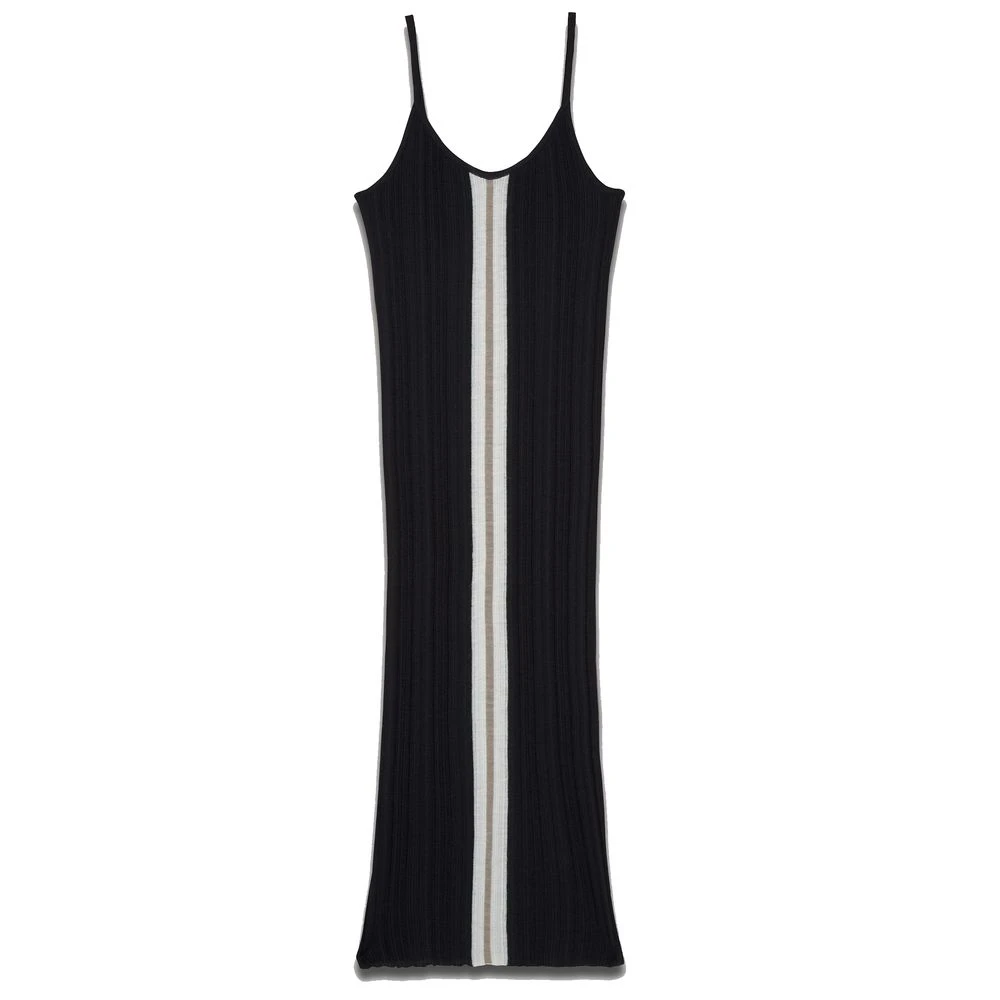 Palm Angels Knitted Dresses Black Dames