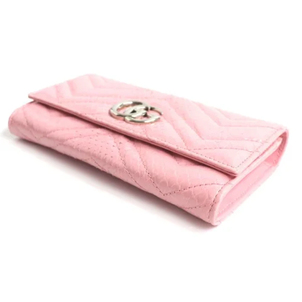Gucci Vintage Pre-owned Leather wallets Pink Dames