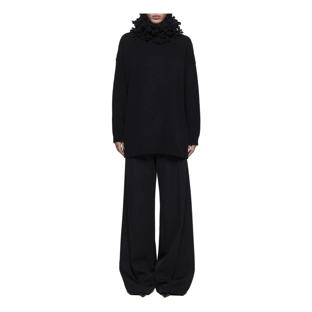 Valentino Zwarte Sweaters met VLogo Signature Black Dames