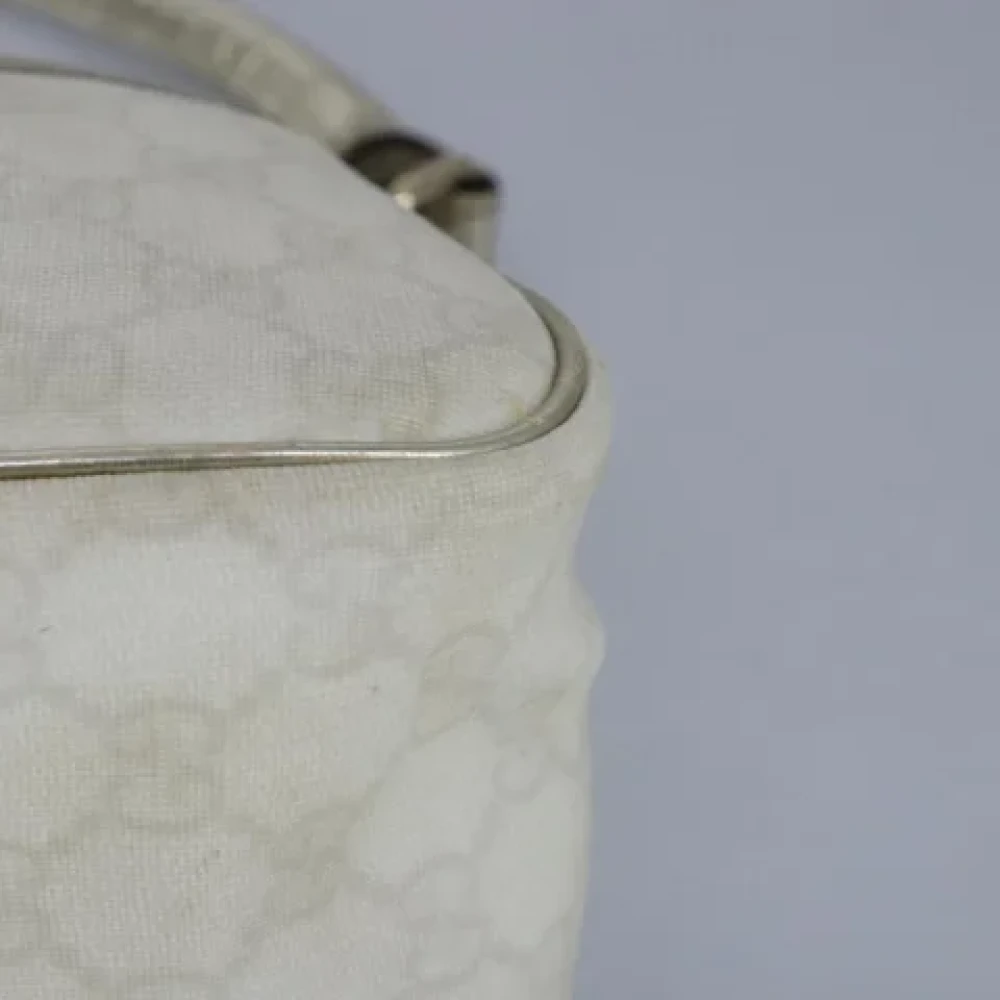 Gucci Vintage Pre-owned Canvas gucci-bags White Dames