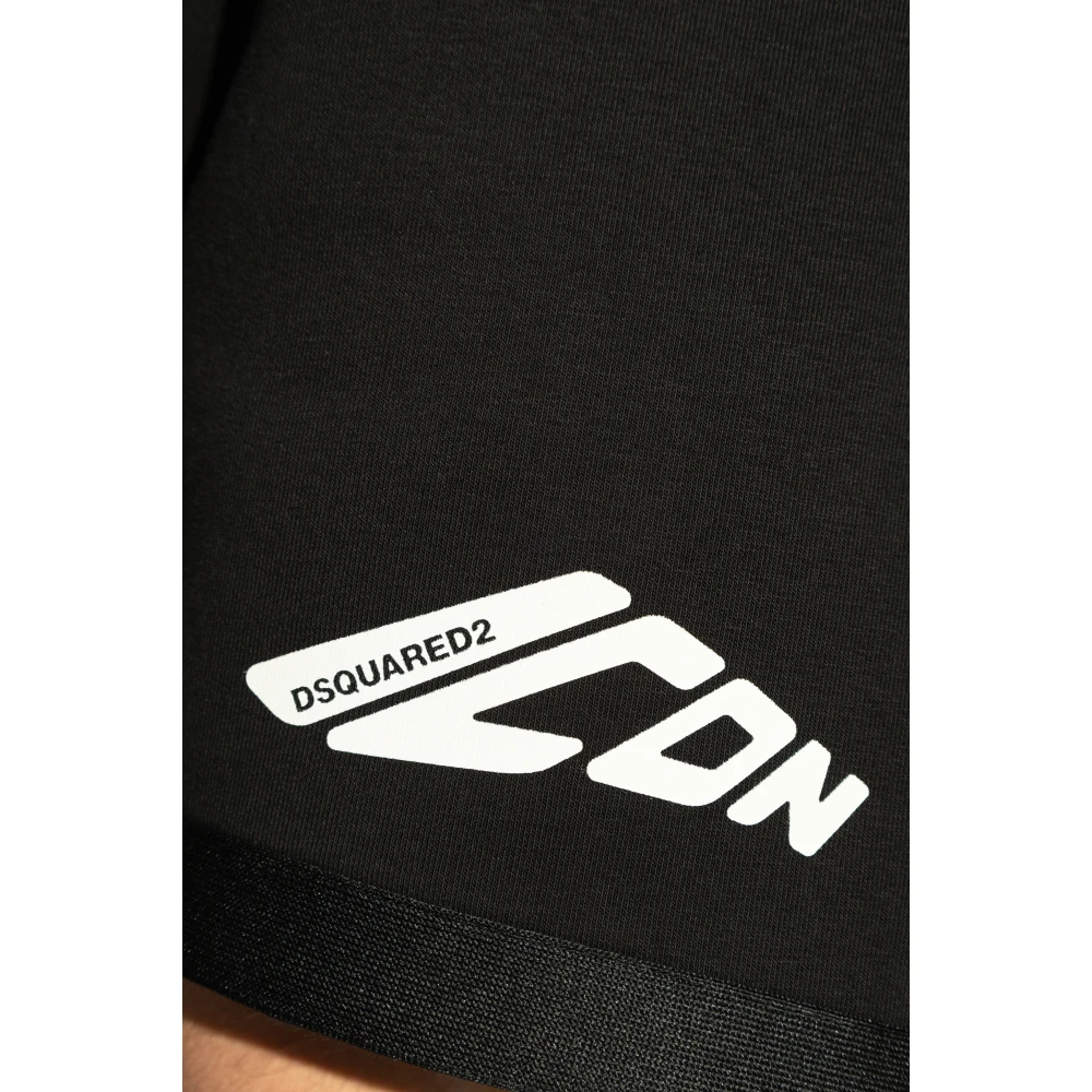 Dsquared2 Logo shorts Black Heren