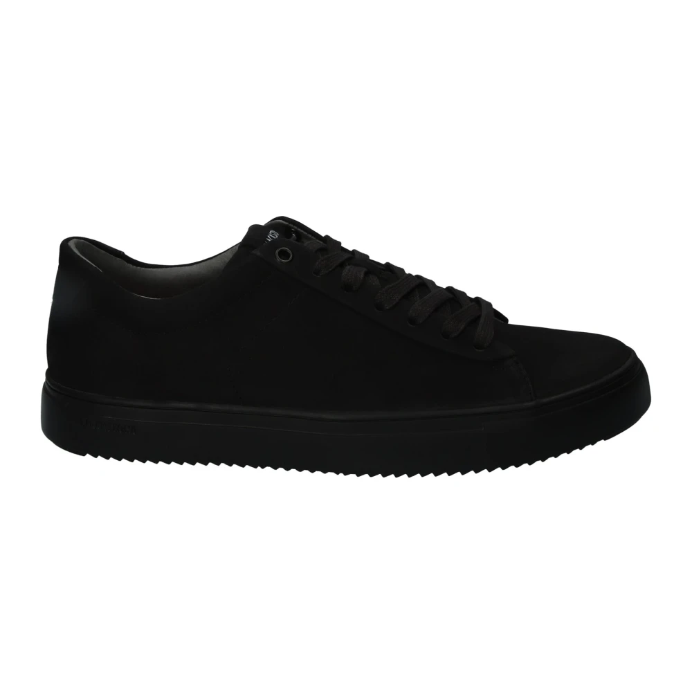 Blackstone Minimalistische Zwarte Sneaker Heren Schoenen