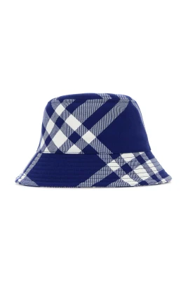 Broderad bucket hat i polyesterblandning