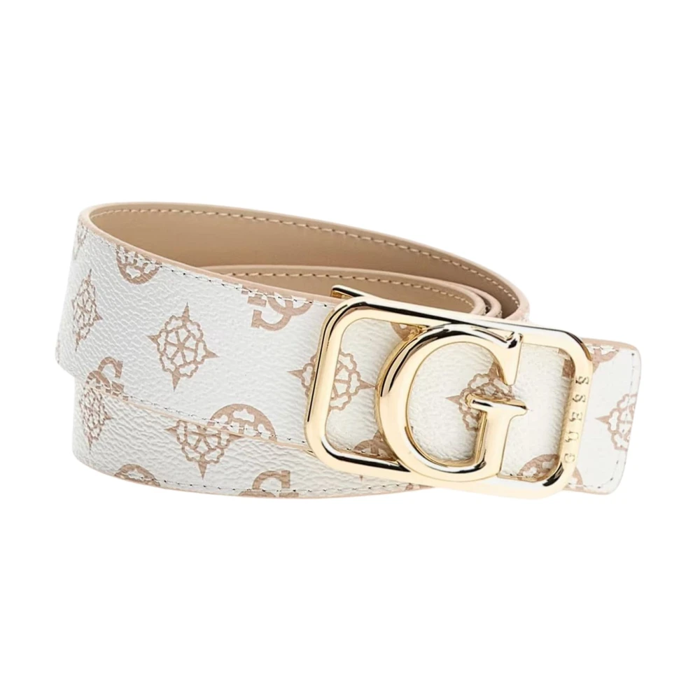 Guess Damesriem Logato White Dames